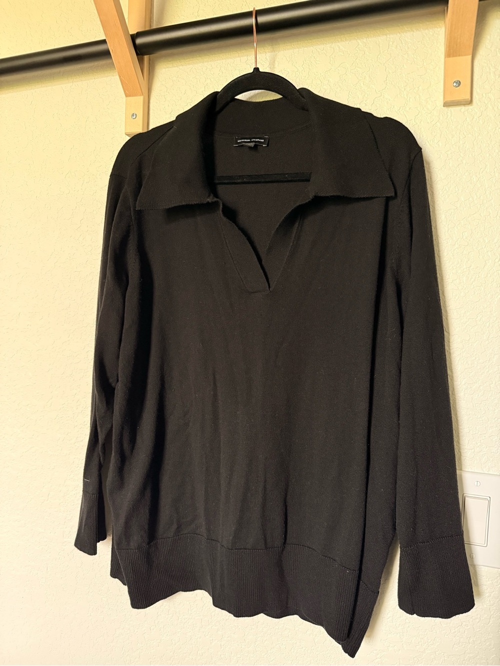 Universal Standard Black Knit Top